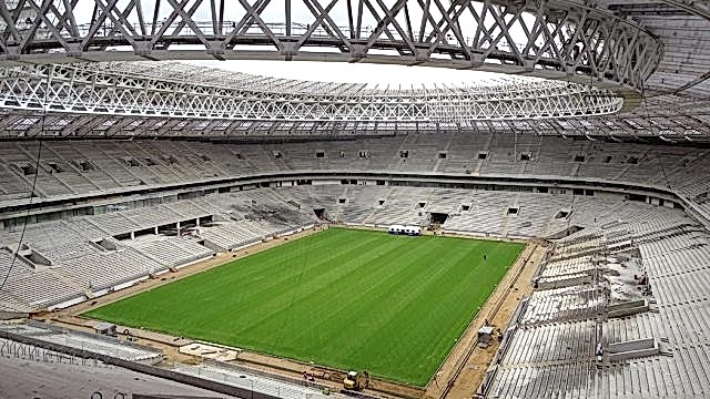 Luzhniki Stadium, 2018 World Cup Final, Moscow Russia, SISGrass, reinforced natural turf, hybrid pitch