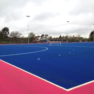 Pink pitch, blue grass, Phoenix Hockey Club , SISTurf, synthetic, pitch, sand dressed, fields,