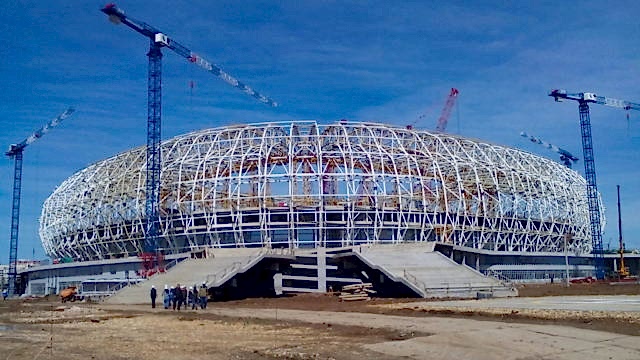 Mordovia Saransk Arena, hybrid, pitch, turf, SISGrass,