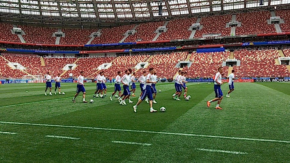 SISGrass hybrid pitch Luzhniki World Cup 2018